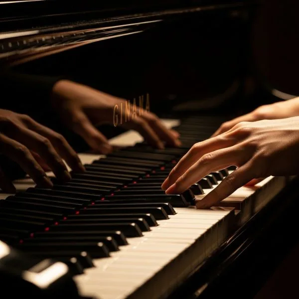 tocando piano
